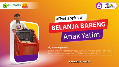 #FiveHappiness - Ayo Berbagi Kebahagian melalui Program Belanja Bareng Yatim